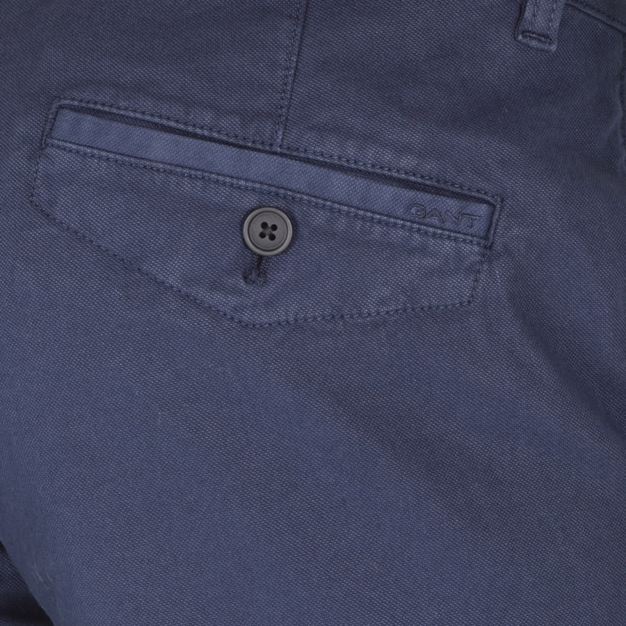 Alternative Image for ProductGant Slim Light Canvas Chino Trousers Navy3